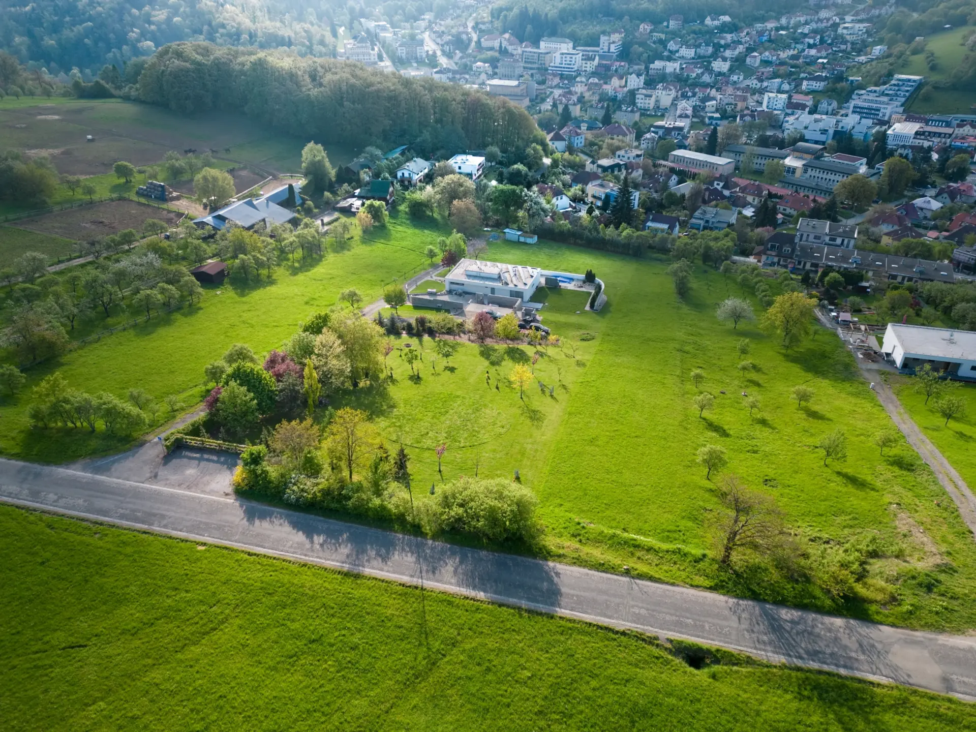 DJI_7217a Prodej exkluzivního pozemku v Luhačovicích